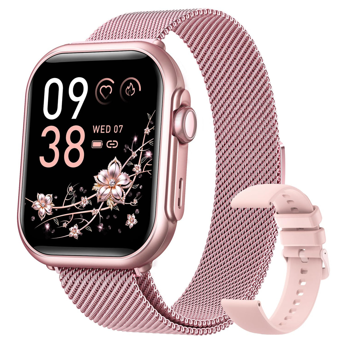 AKUMAKA G62 front display showing colorful watch face and benefit of clear viewing