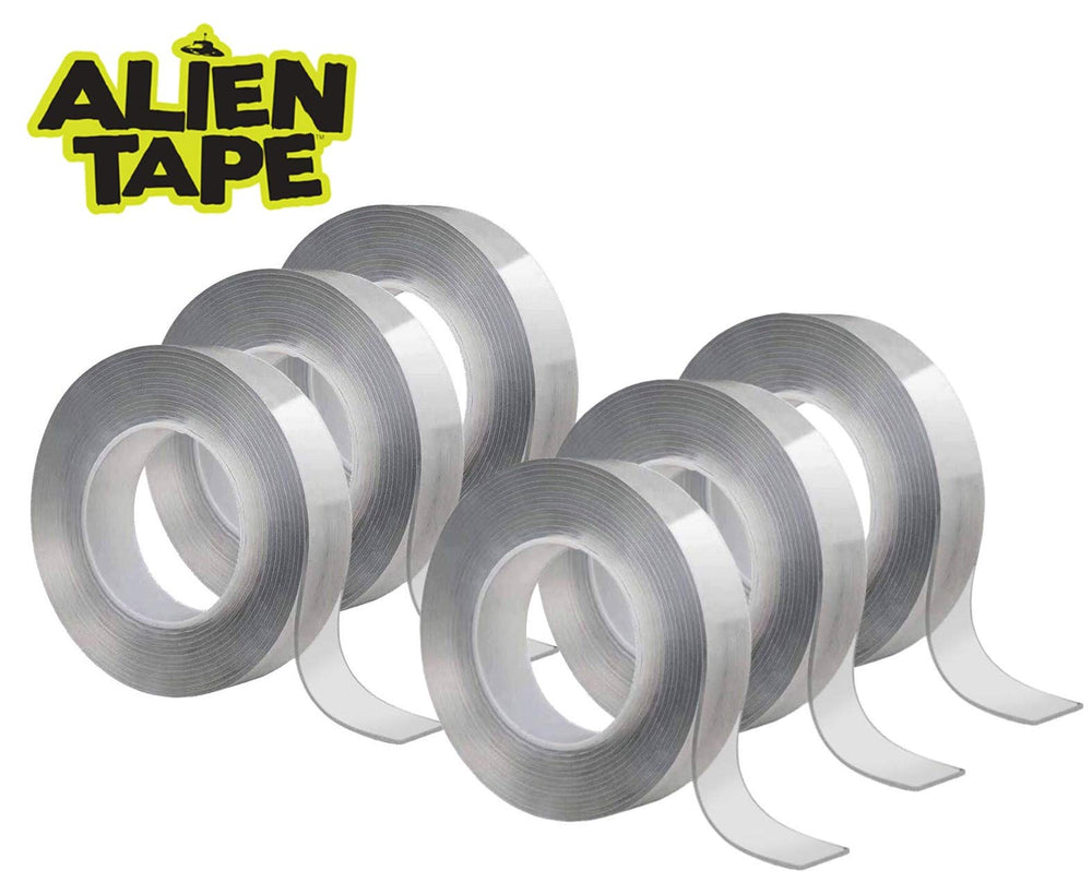 ALIEN TAPE securing a rug corner to prevent slipping and movement