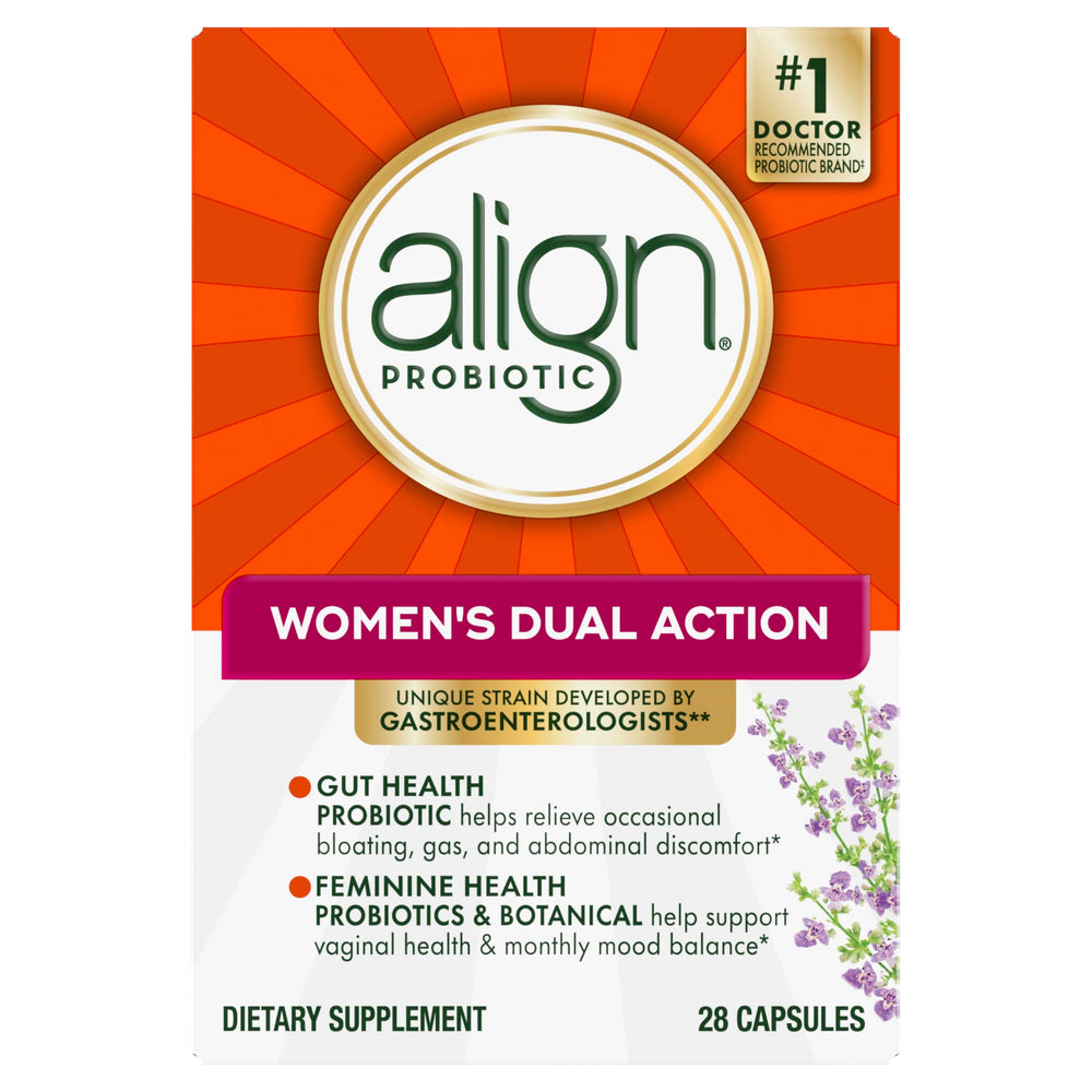 Align chaste tree botanical image indicating natural ingredient support for monthly balance