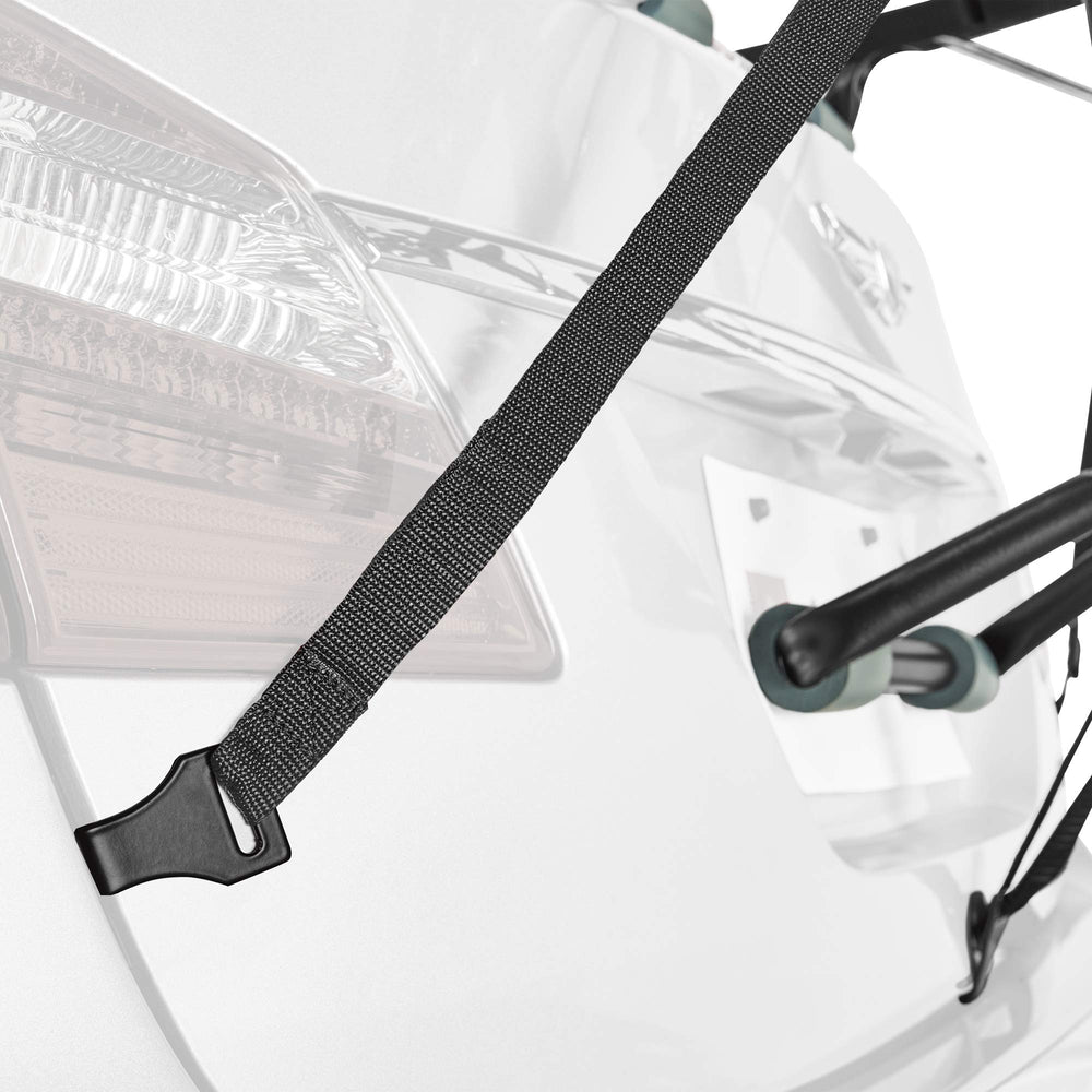 Allen patented sure-strap mechanism close-up keeping lower hook stable benefit