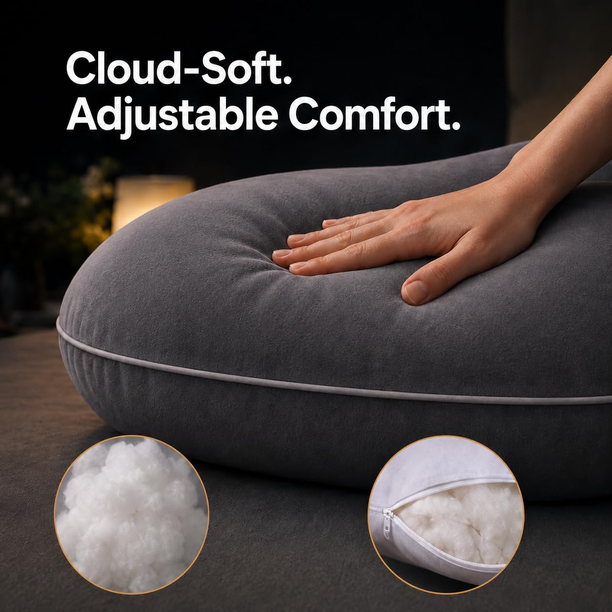 ALLOPERA knee and leg support detail to relieve pressure and improve rest