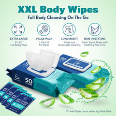 AllSett Health close-up of wipe texture highlighting soft durable fabric and comfort
