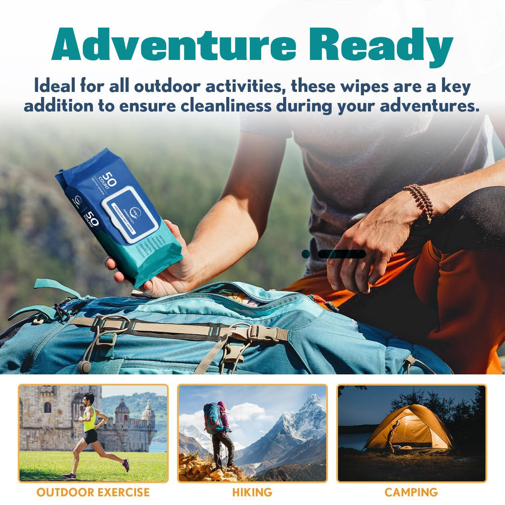 AllSett Health travel lifestyle scene conveying on-the-go freshness and convenience