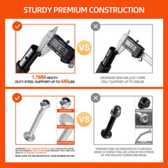 Ally Peaks foam handle close-up offering comfortable secure grip
