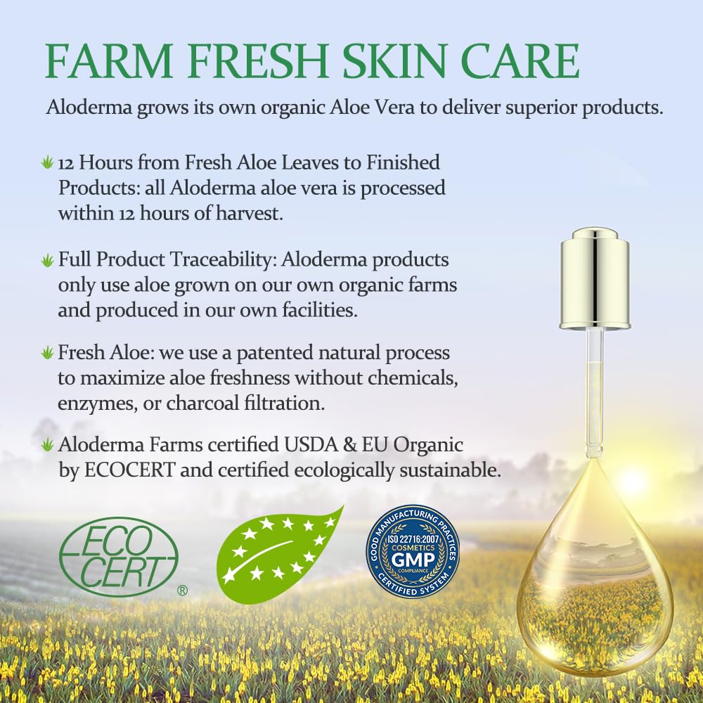 Aloderma smoothing through hair emphasizing scalp hydration and frizz control