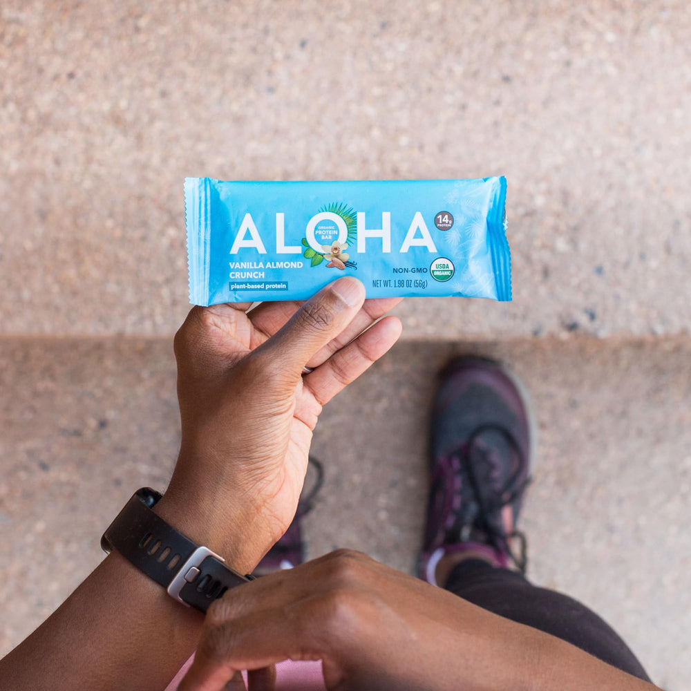 ALOHA Certified B-Corp logo with product emphasizing social and environmental responsibility and trust