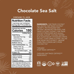 ALOHA bottle in hand showing serving size and convenient grab-and-go benefit