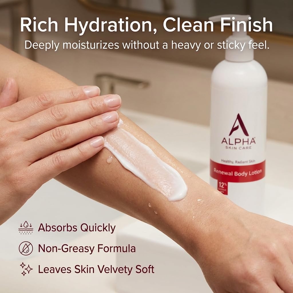 Alpha close-up label highlighting glycolic AHA concentration and pH