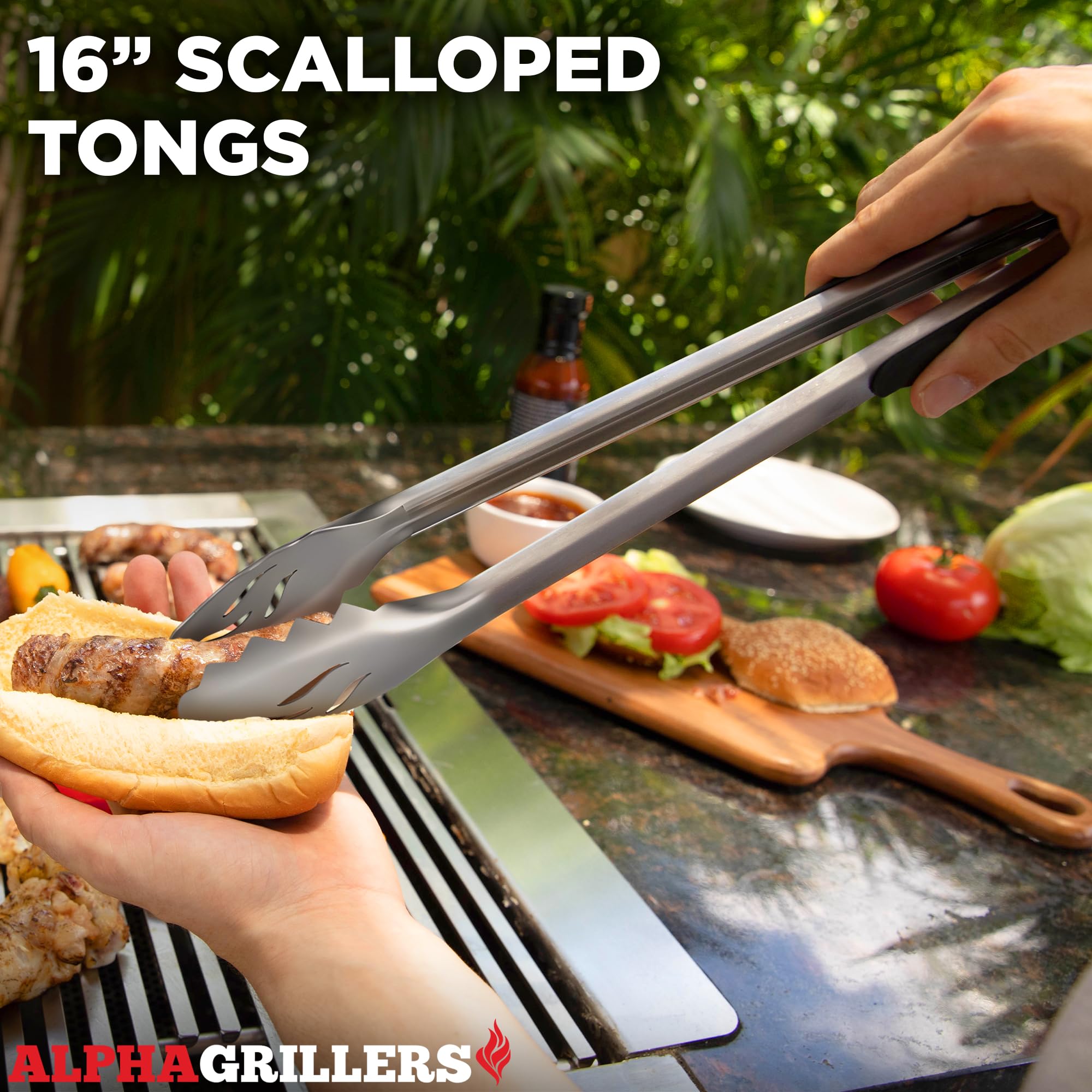 Alpha Grillers silicone brush bristles resilient for even sauce application