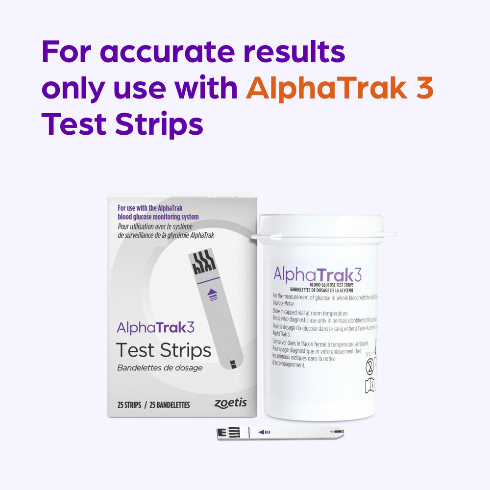 AlphaTRAK in-use with dog demonstrating fast testing and reduced stress