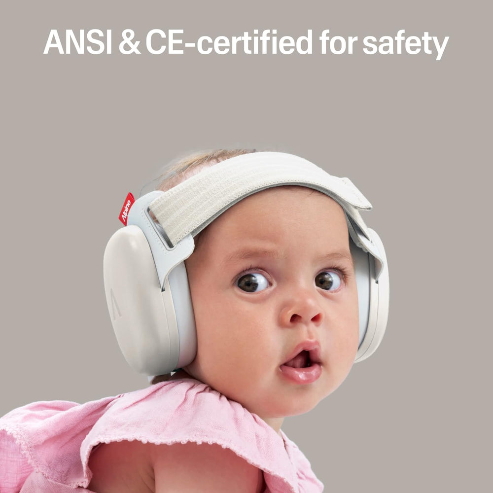 Alpine Muffy Baby contoured headband providing pressure-free comfort