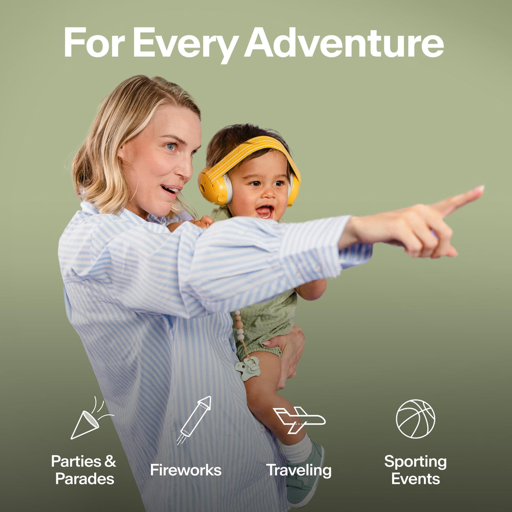 Alpine Muffy Baby in stroller pocket illustrating travel-ready portability