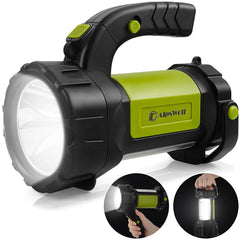 AlpsWolf front view of lantern showing compact design and control benefits