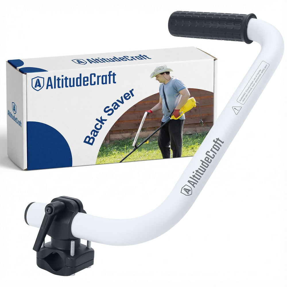 AltitudeCraft handle extension front view showing ergonomic grip and easier posture