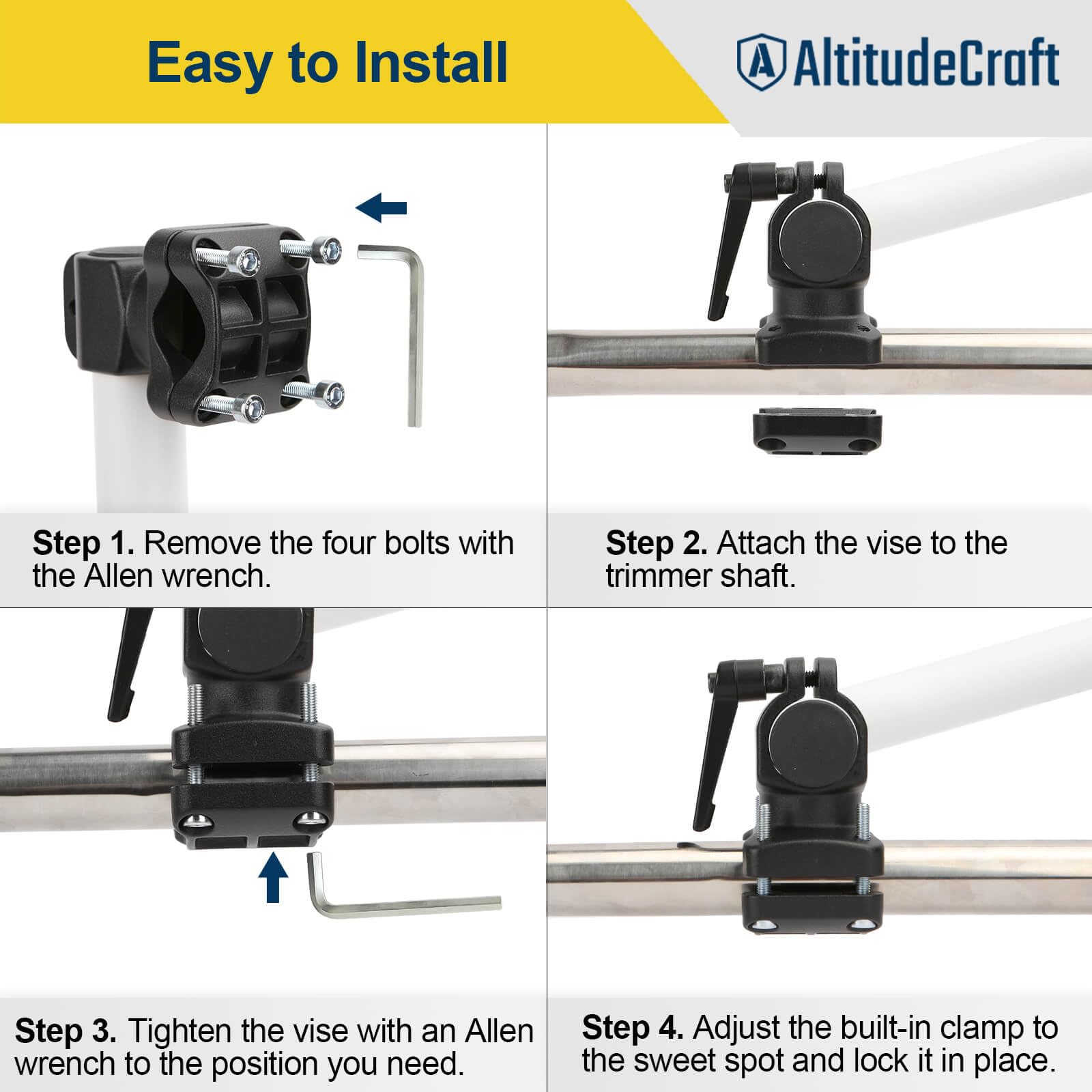 AltitudeCraft grip texture close-up highlighting comfortable non-slip handling