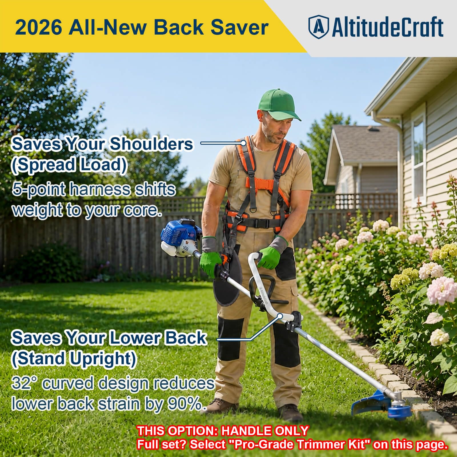 AltitudeCraft attached to a square shaft showing compatibility and secure hold