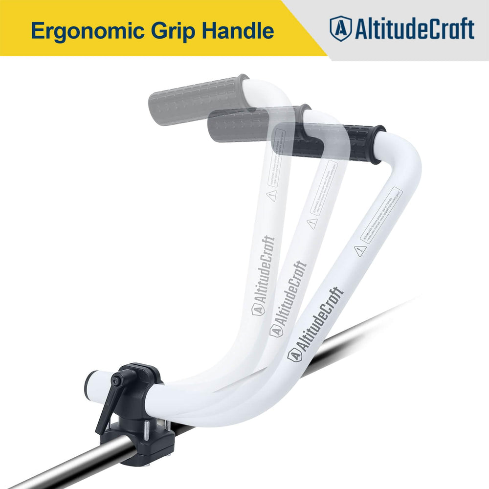 AltitudeCraft packaging with Allen wrench and bolts showing quick setup convenience