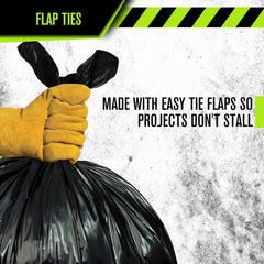 Aluf Plastics bag installed in a toter demonstrating secure fit benefit