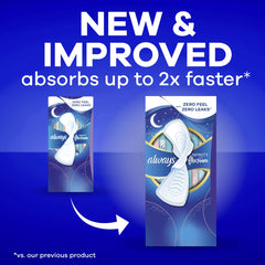 Always Infinity FlexFoam core close-up highlighting high absorbency benefit