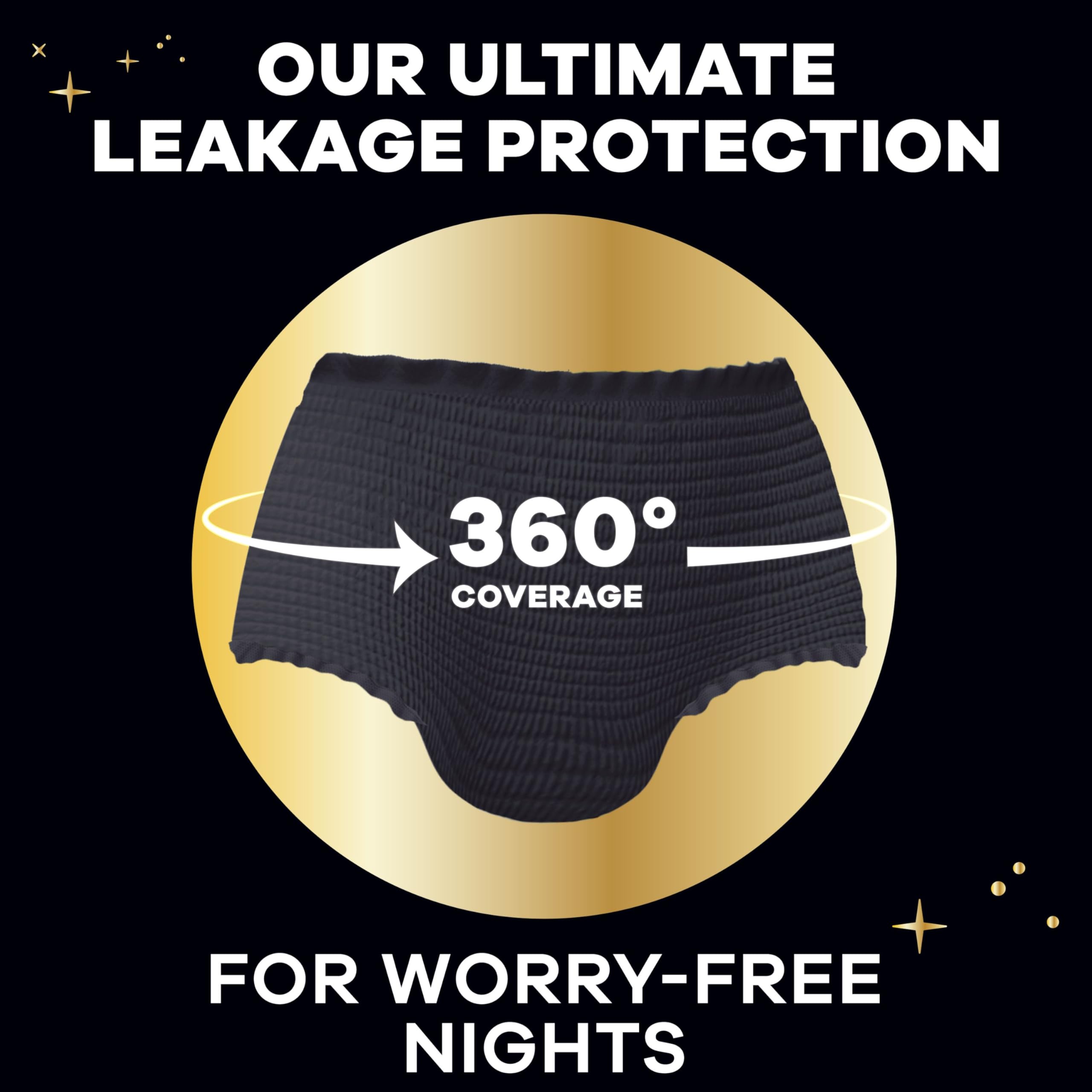 Always ZZZs elastic waistband at back, brand feature for secure comfortable fit