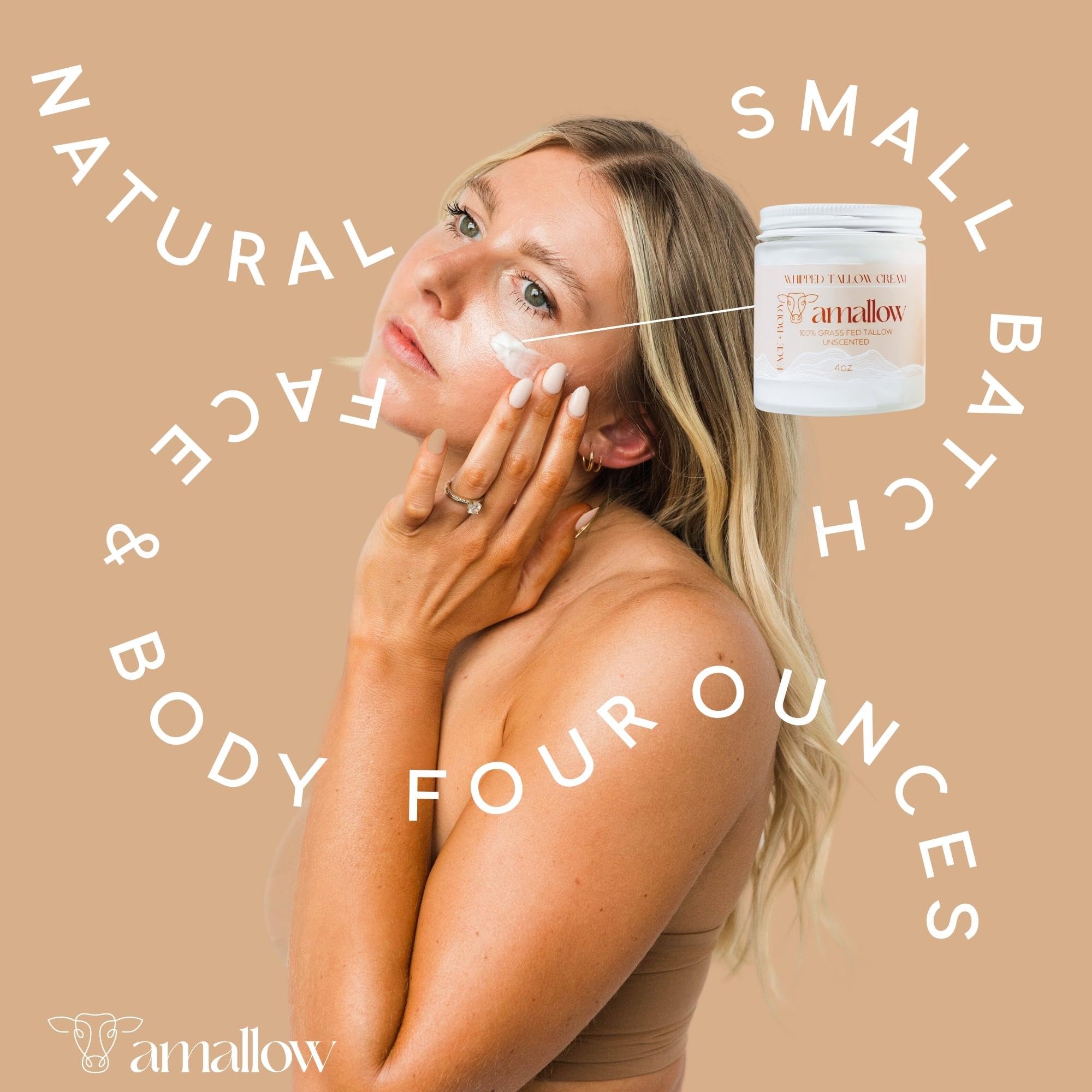 Amallow jar on bathroom shelf in lifestyle scene suggesting daily routine benefit