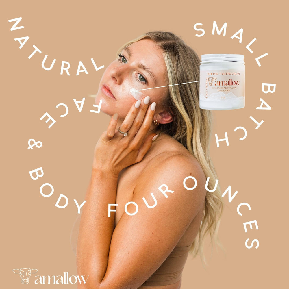 Amallow jar on bathroom shelf in lifestyle scene suggesting daily routine benefit