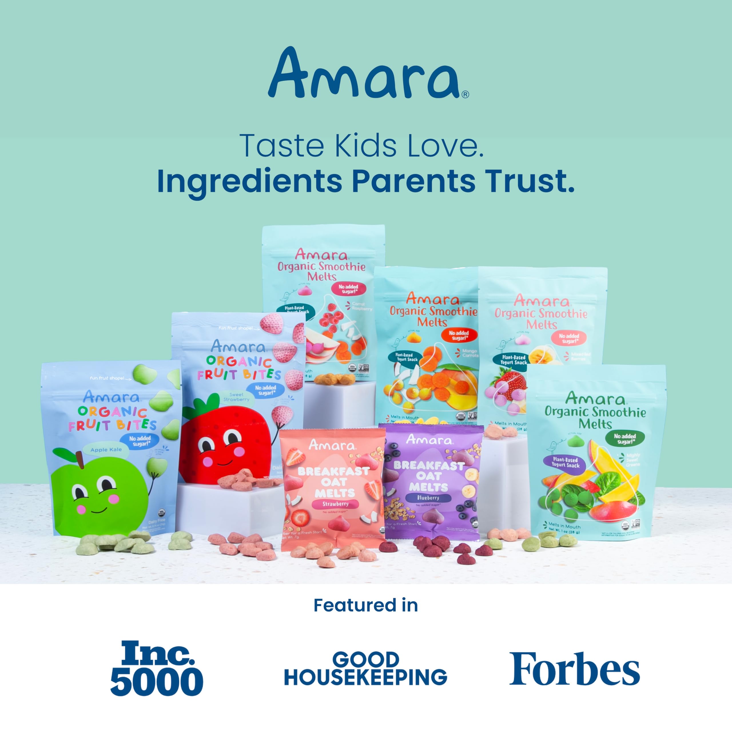 Amara lifestyle kitchen counter scene showing quick snack readiness