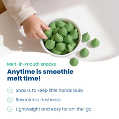 Amara resealable bag open to show portability and freshness