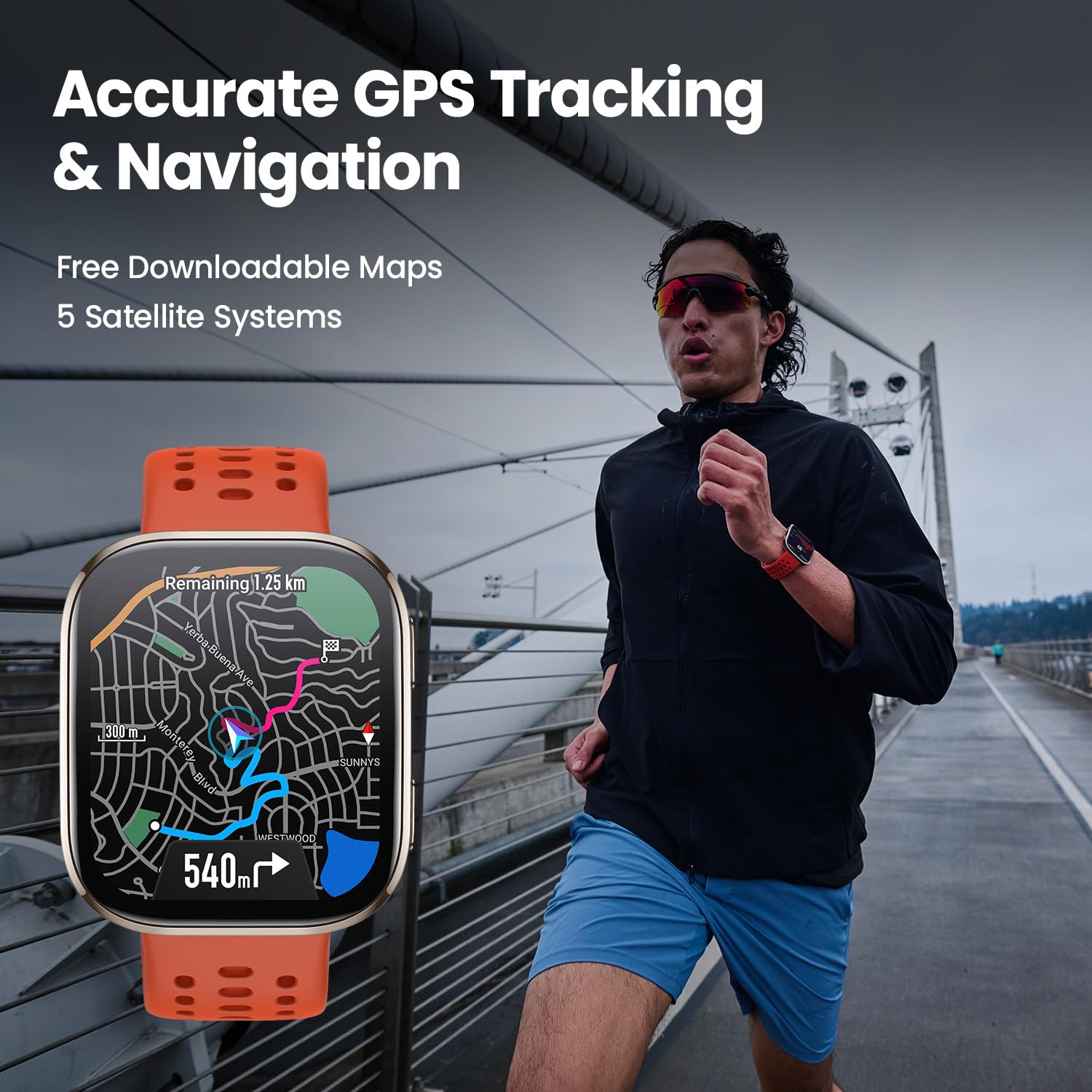 Amazfit Bip 6 sports mode screen displaying workout metrics for training