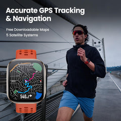 Amazfit Bip 6 sports mode screen displaying workout metrics for training