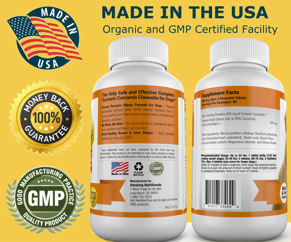 Amazing Nutritionals supplement label close-up highlighting ingredients and dosing guidance