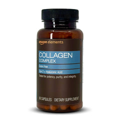 Amazon Elements front packaging showing label and 90-capsule count for convenience
