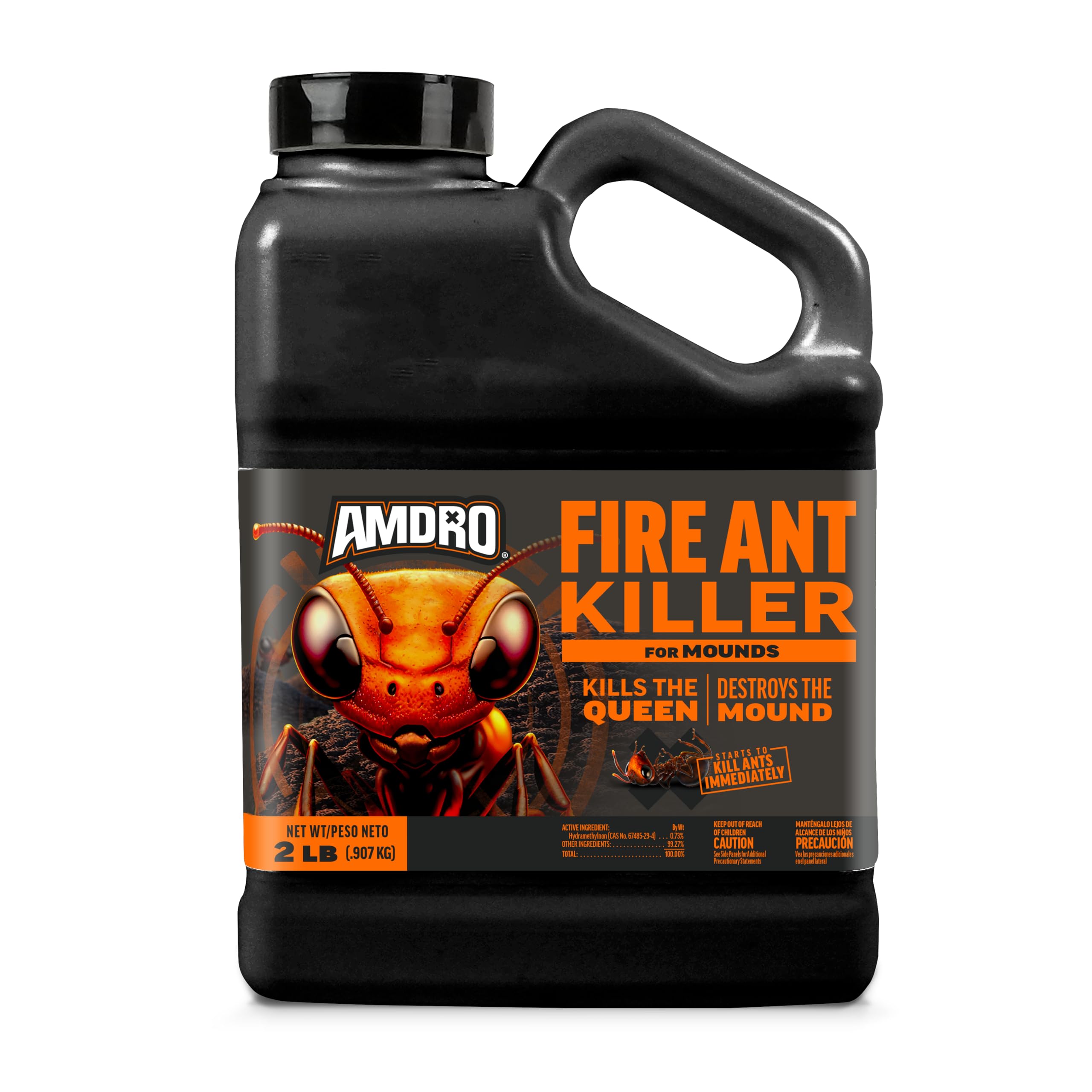 Amdro front packaging 2 lb showing product and clear labeling for quick recognition and convenience