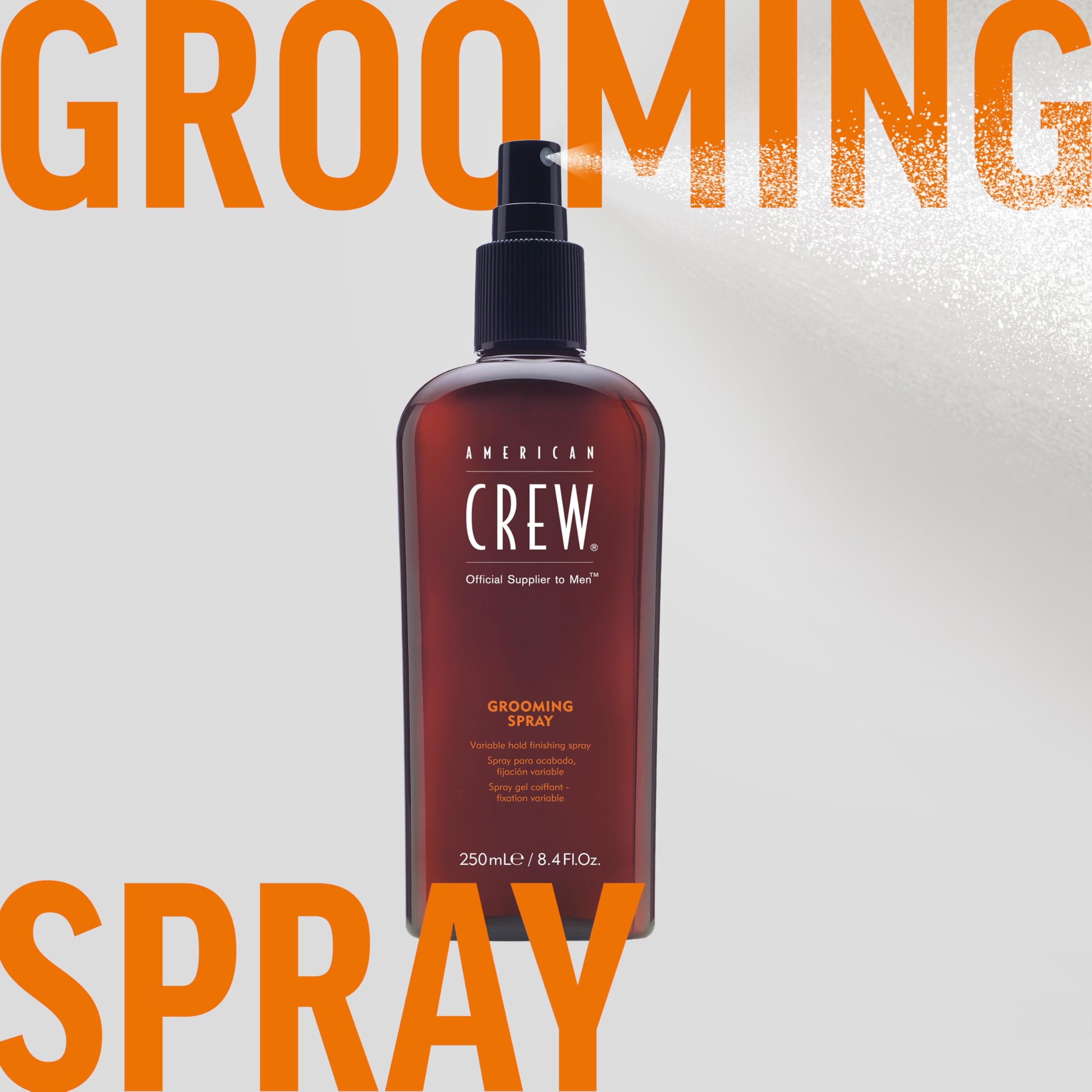 American Crew on bathroom counter lifestyle shot showing easy daily grooming routine benefits