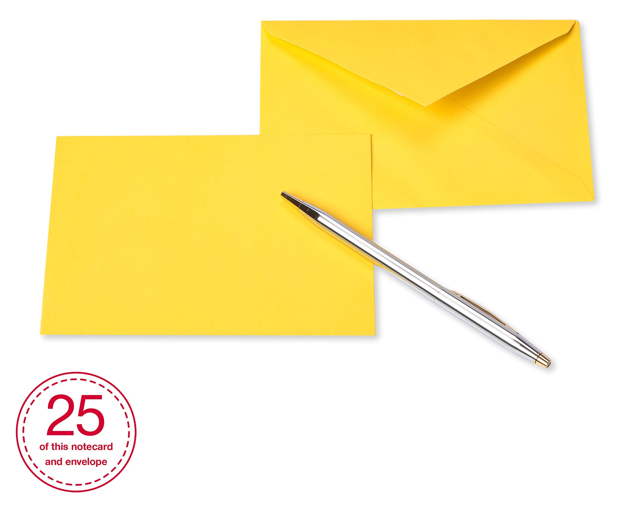 American Greetings hand writing a note on a blank card showing personalization benefit