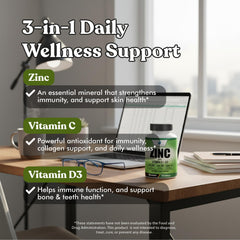American Standard Supplements capsules pouring into hand demonstrating two-capsule daily serving