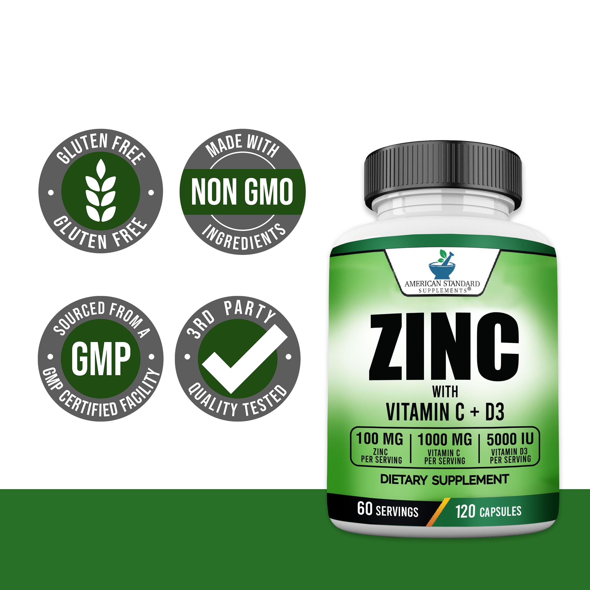 American Standard Supplements nutritional facts panel and ingredient breakdown for transparency