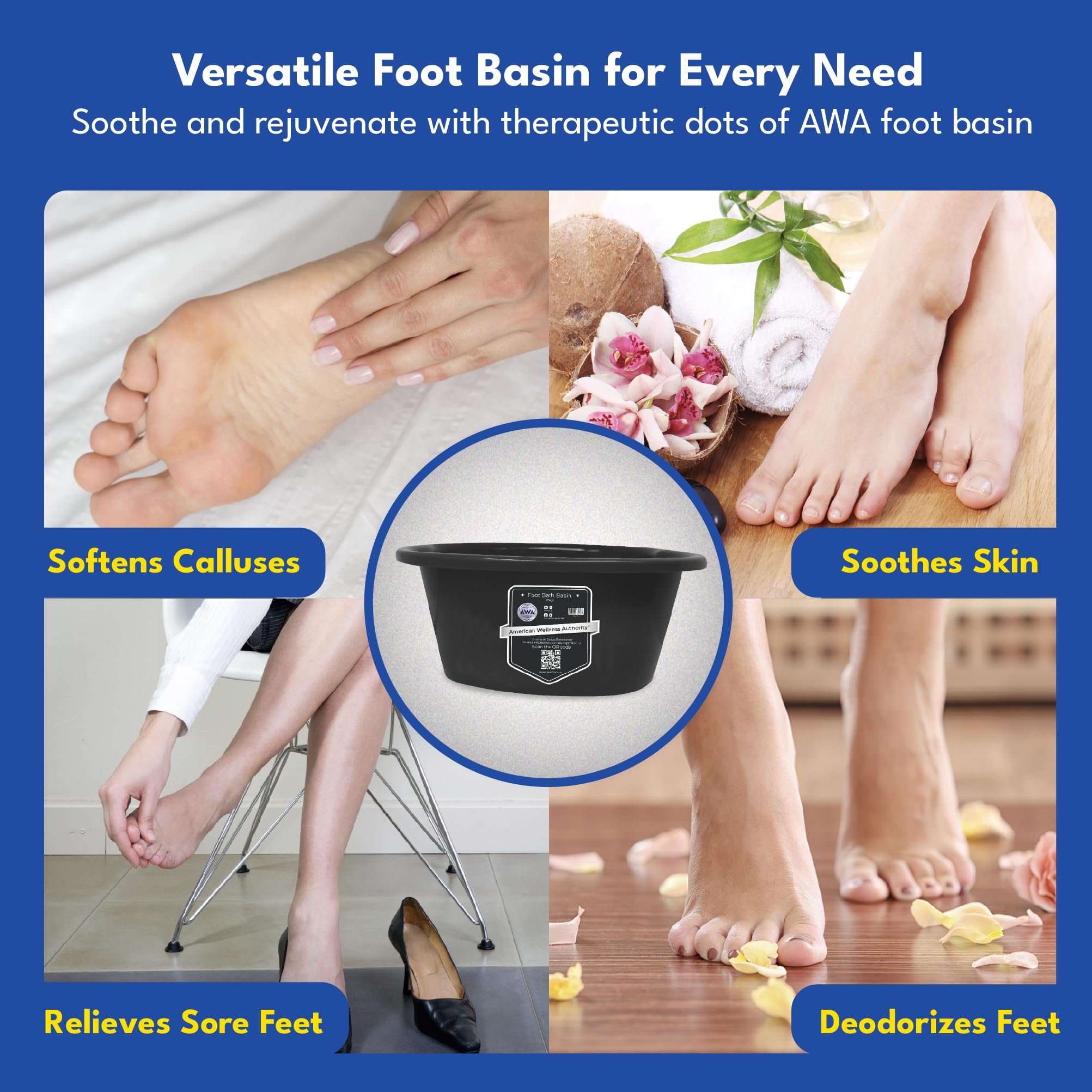 American Wellness Authority close-up of textured foot pad nodules showing pressure-point relief