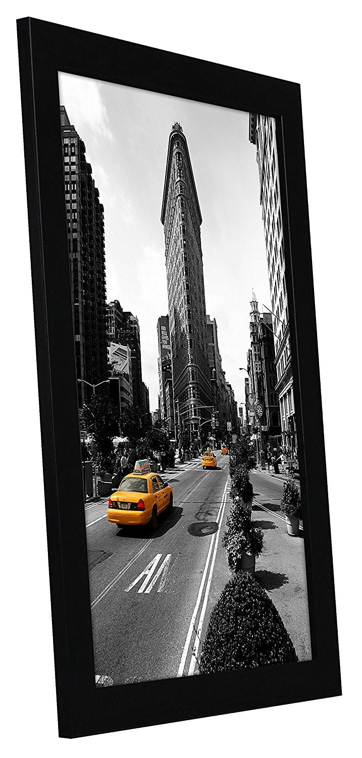 Americanflat backboard with metal tabs securing artwork for easy swaps