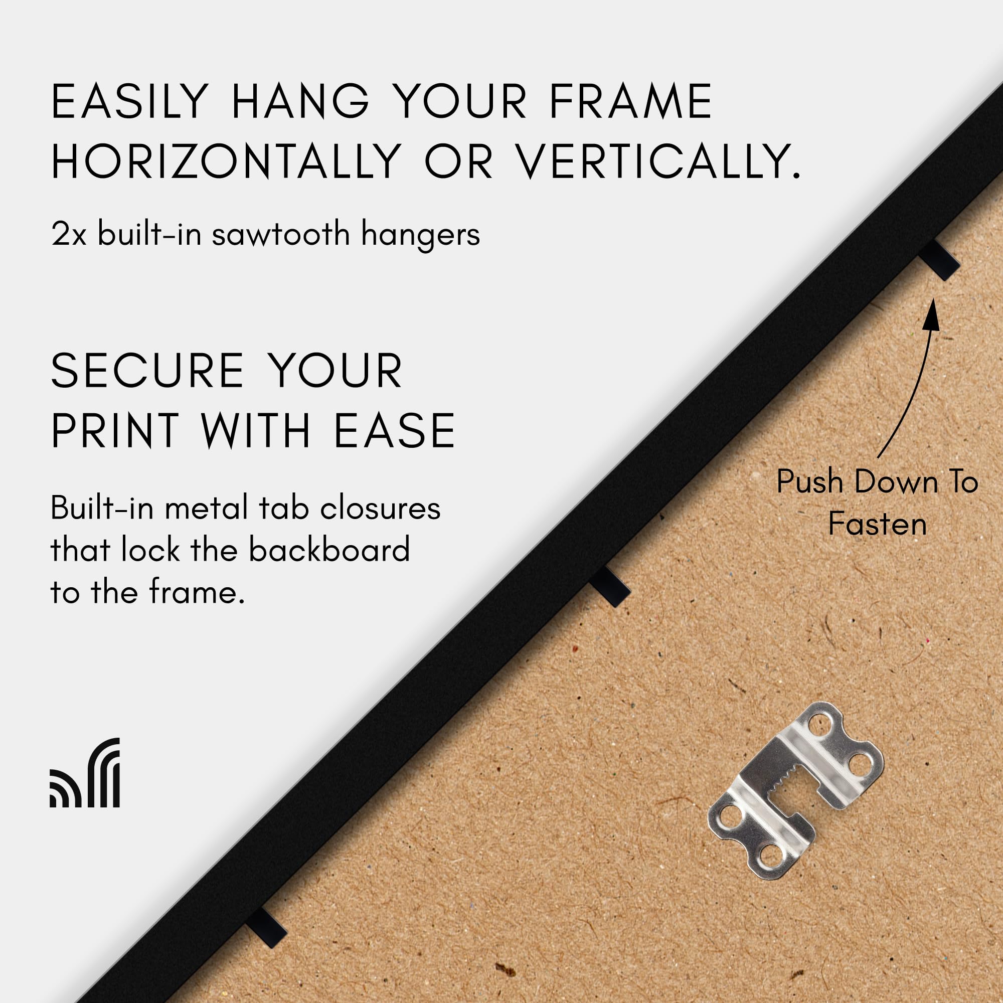 Americanflat shatter-resistant glass detail providing clear view and safer handling