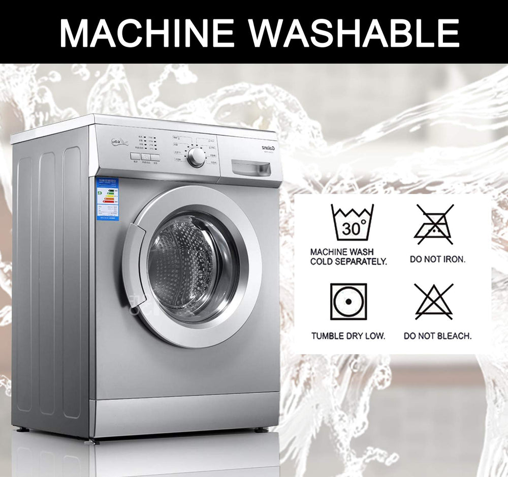 Ameritex ready for machine wash showing easy-clean convenience