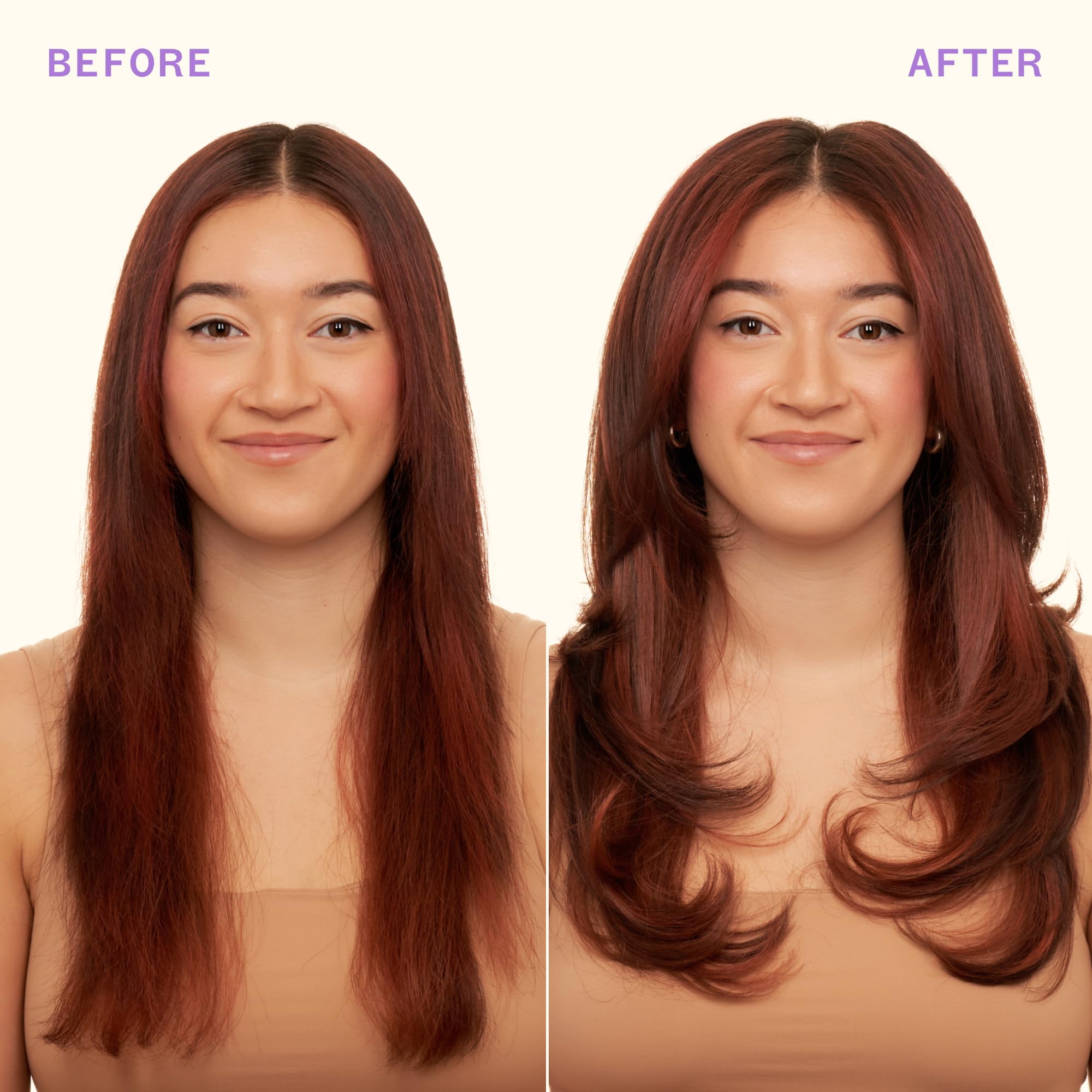 amika in-shower application on wet hair illustrating detangling and quick rinse-off benefits