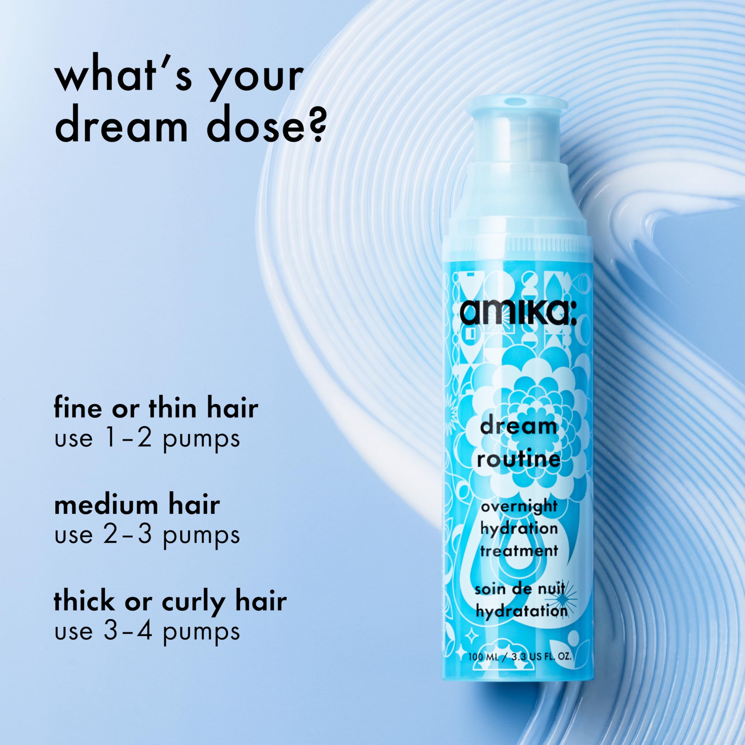 amika before and after dry hair comparison showing improved softness