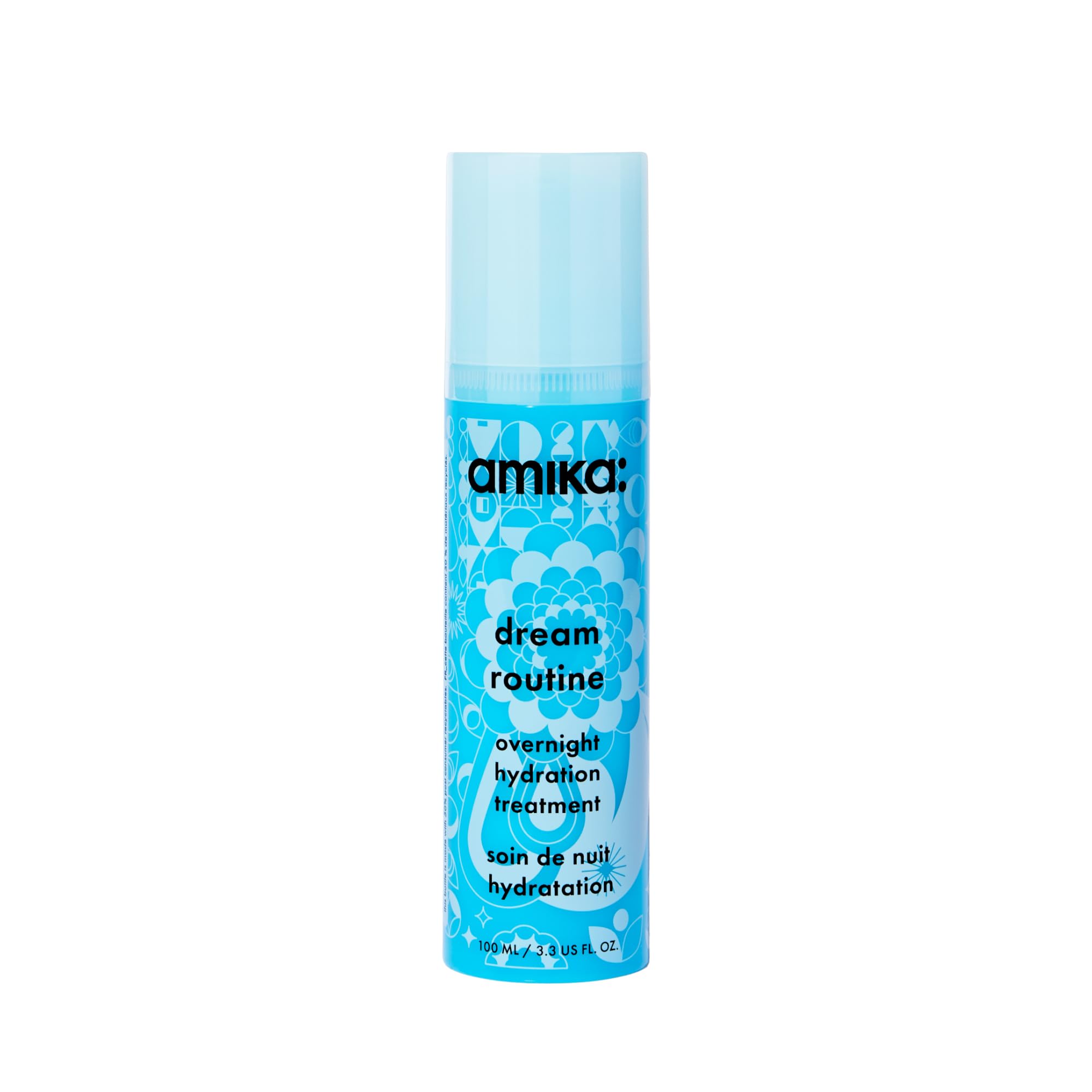 amika jar front packaging showing product and hydration benefit