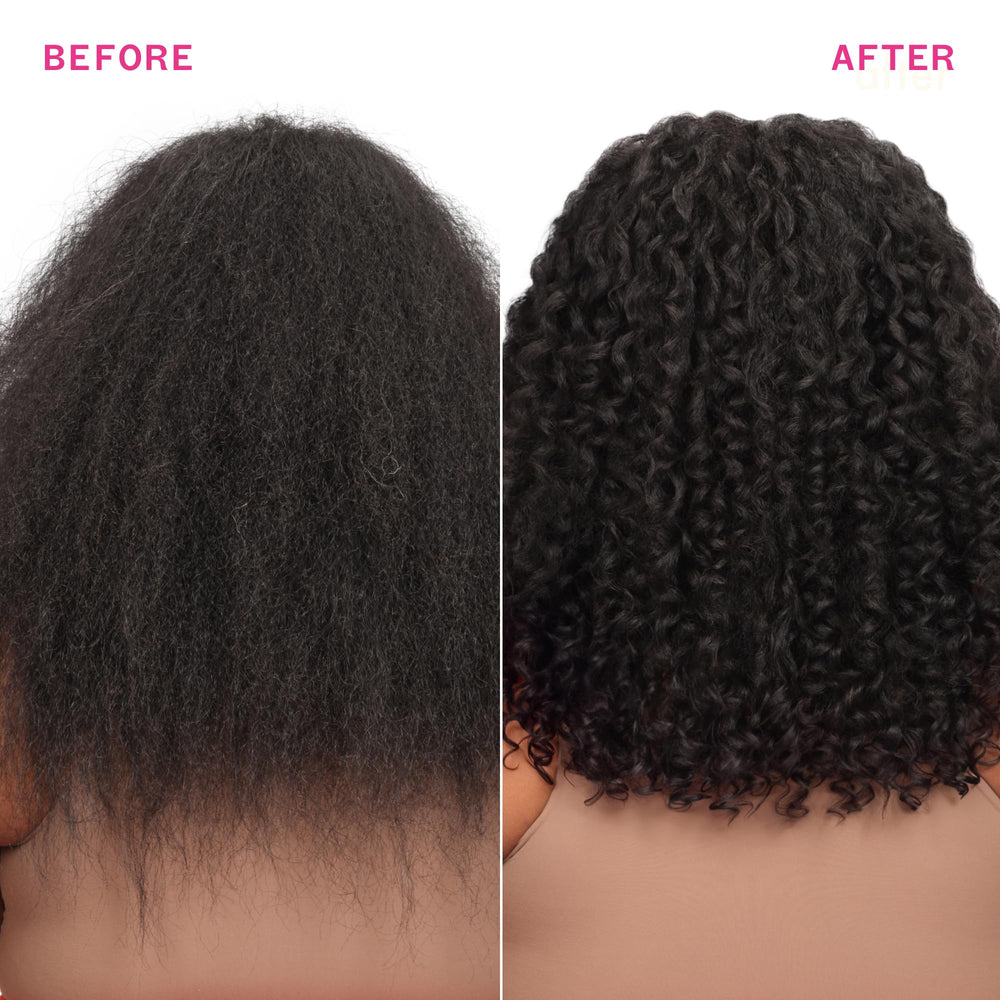 Amika conditioner in shower application demonstrating easy spread and detangling