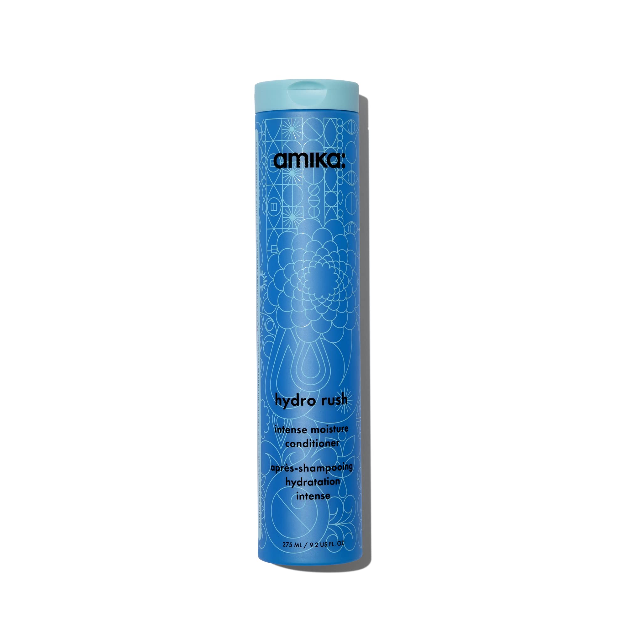 amika front bottle view showing product and benefit of deep hydration