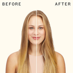 Amika un.done before and after root lift showing instant volume