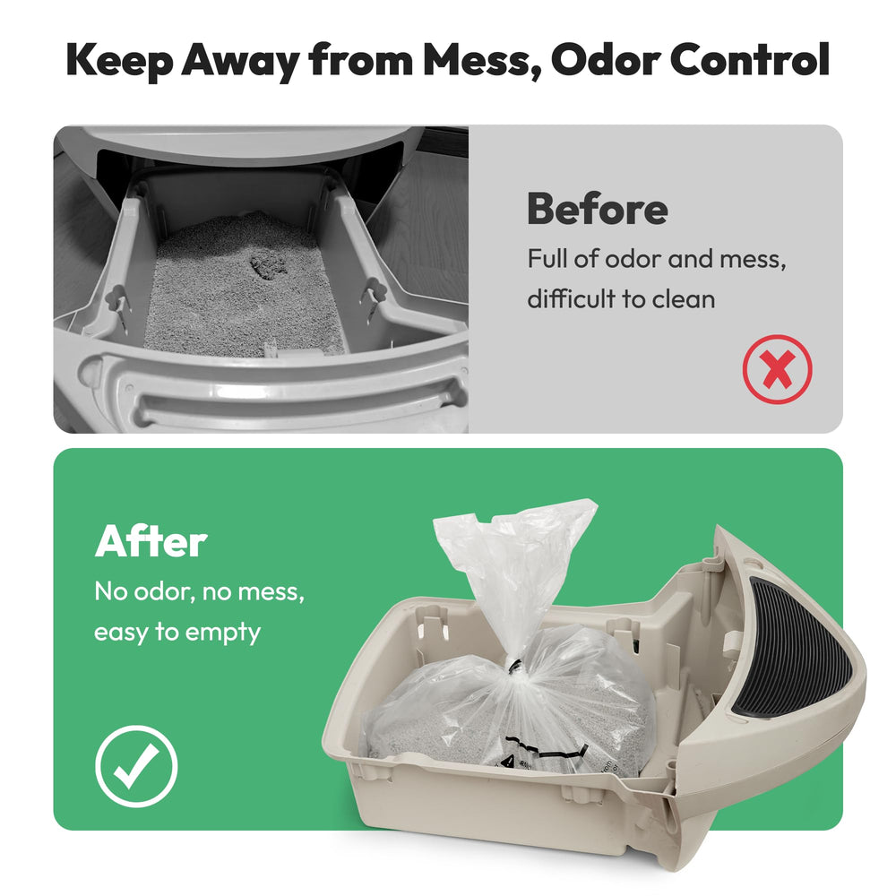 AMOGOGOPET compact rolls stored on shelf highlighting space-saving convenience
