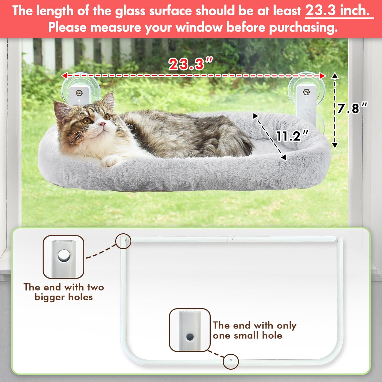 AMOSIJOY cushion close-up texture showing removable cover for easy washing benefit