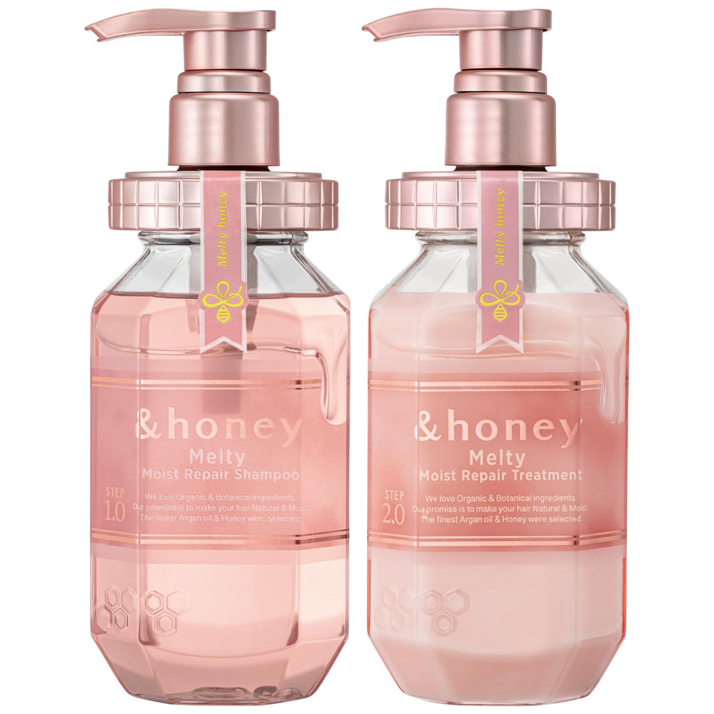 & Honey front packaging showing bottle and jar for clear product ID and appeal